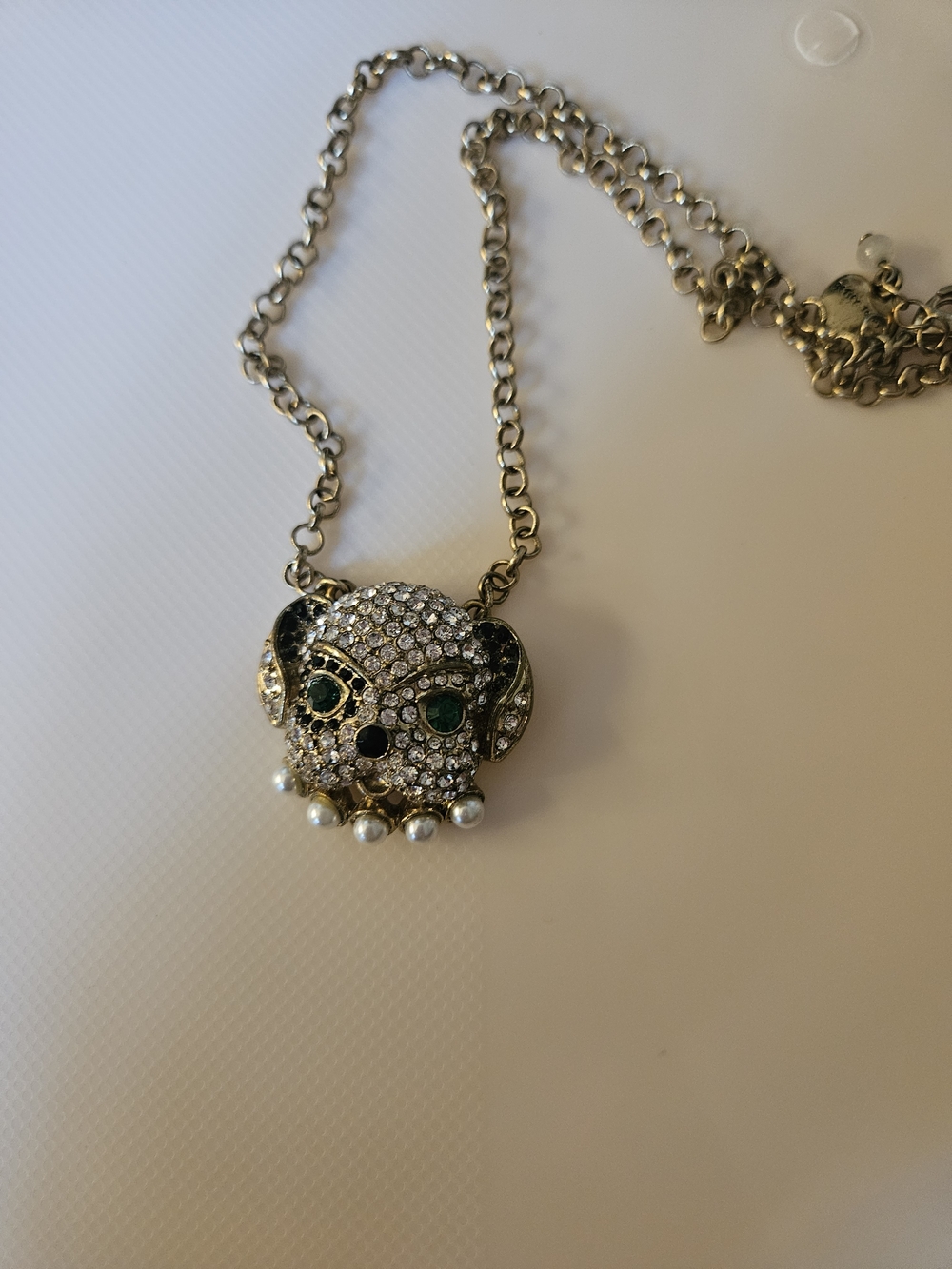 Betsy Johnson Dog Necklace